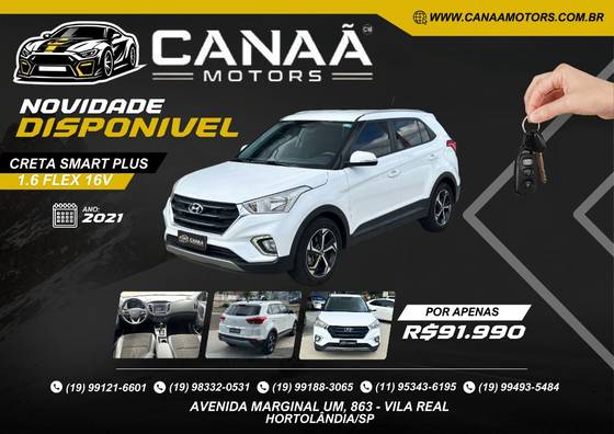 HYUNDAI CRETA 1.6 16V FLEX SMART PLUS AUTOMÁTICO